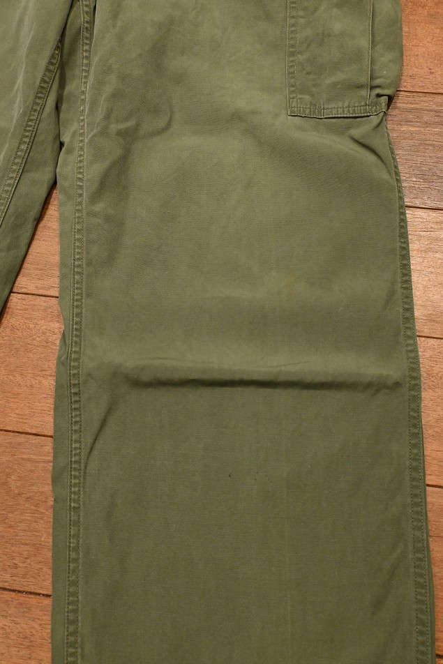 60s VTG/USED US ARMY ジャングルファティーグパンツ “1st”(M-REGULAR