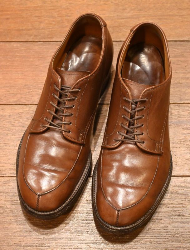 旧ロゴ ALDEN オールデン V-TIP Vチップ カーフ モディファイドラスト 549(Brown/7-D)中古 - 7th