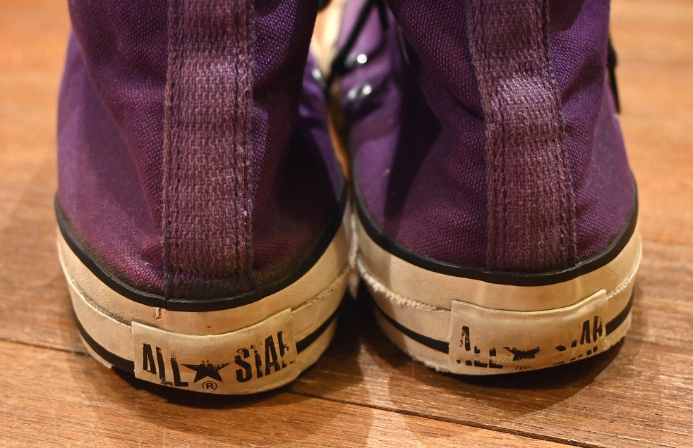 80s CONVERSE ALL-STAR HI コンバースオールスター アメリカ製(Purple/12)ビンテージ - 7th