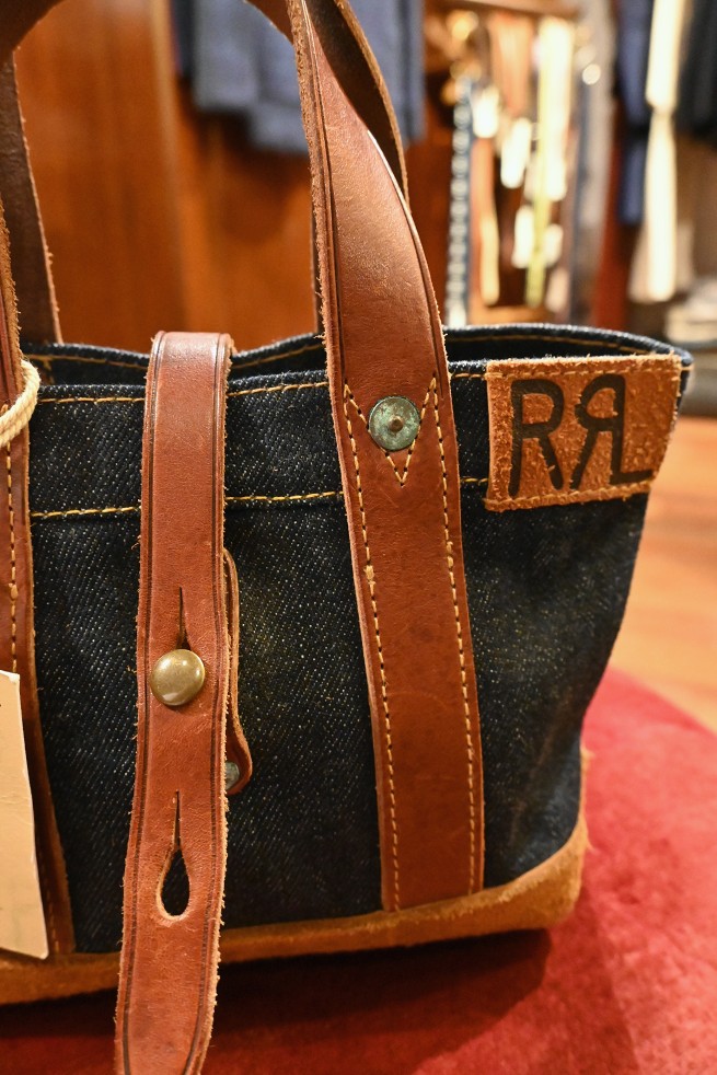 RRL ダブルアールエル 世界限定200点 リミテッドエディション ミニ デニム トート バッグ - 7th