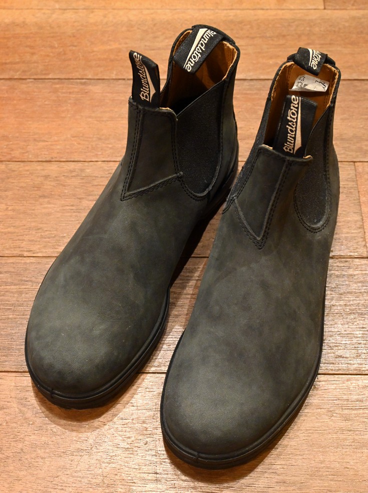 未使用品 Blundstone ブランドストーン ヌバックサイドゴアブーツ(Charcoal Gray/9)27-27.5cm - 7th