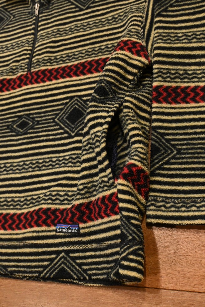 97年 Patagonia パタゴニア ブルズアイ ハーフジップフリース プルオーバー アメリカ製(M)ビンテージ - 7th