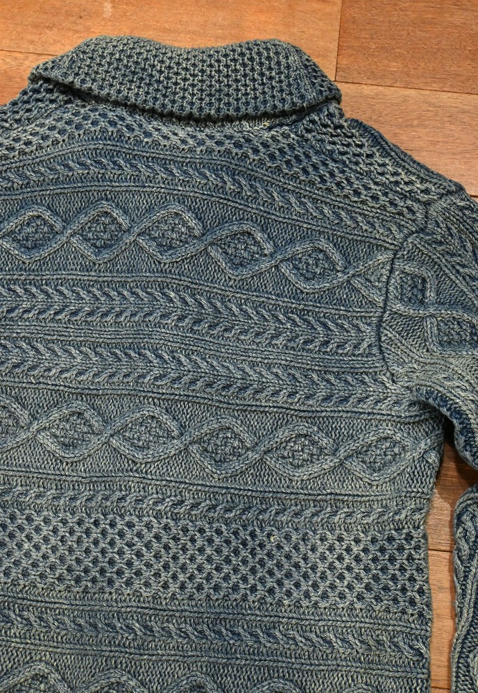 RRL INDIGO SHAWL COLLAR KNIT CARDIGAN インディゴ ショール