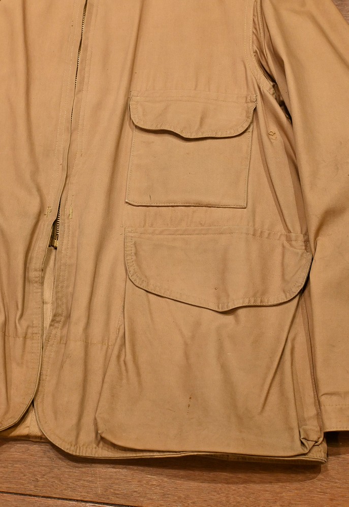 40s ISCO ハンティングジャケット コの字タロンジッパー vintage 40s WW2 VINTAGE 修理 タロン ジッパー コの字 前開き DEAD